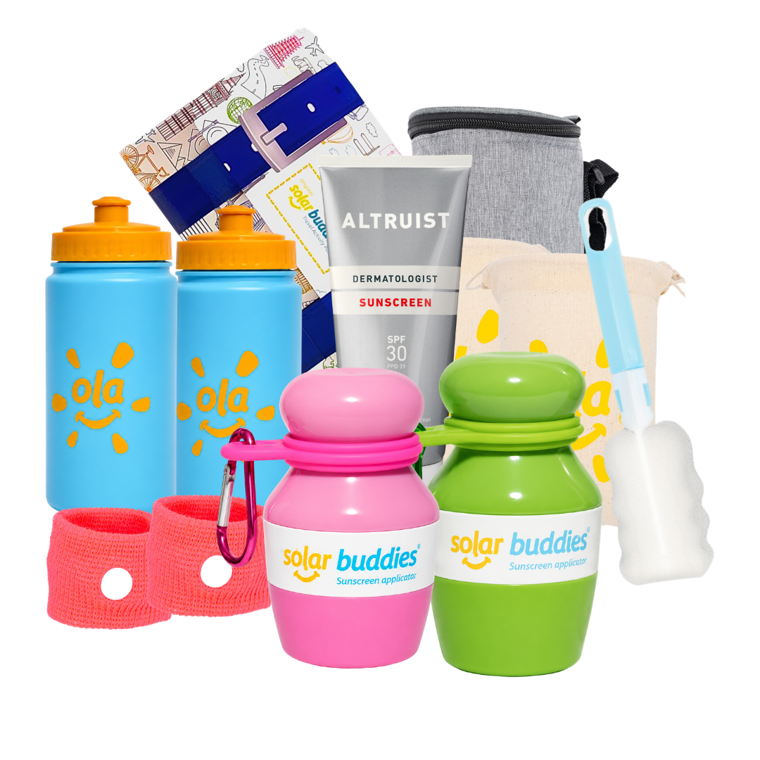 Solar Buddies Duo Holiday Bundle – Family Travel Sun Safety Kit