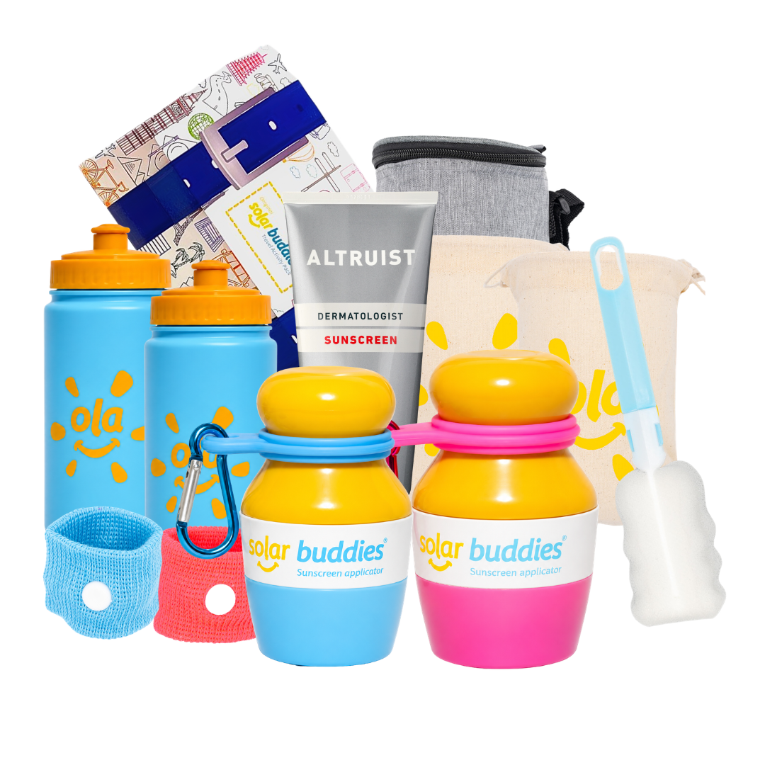 Solar Buddies Duo Holiday Bundle – Family Travel Sun Safety Kit