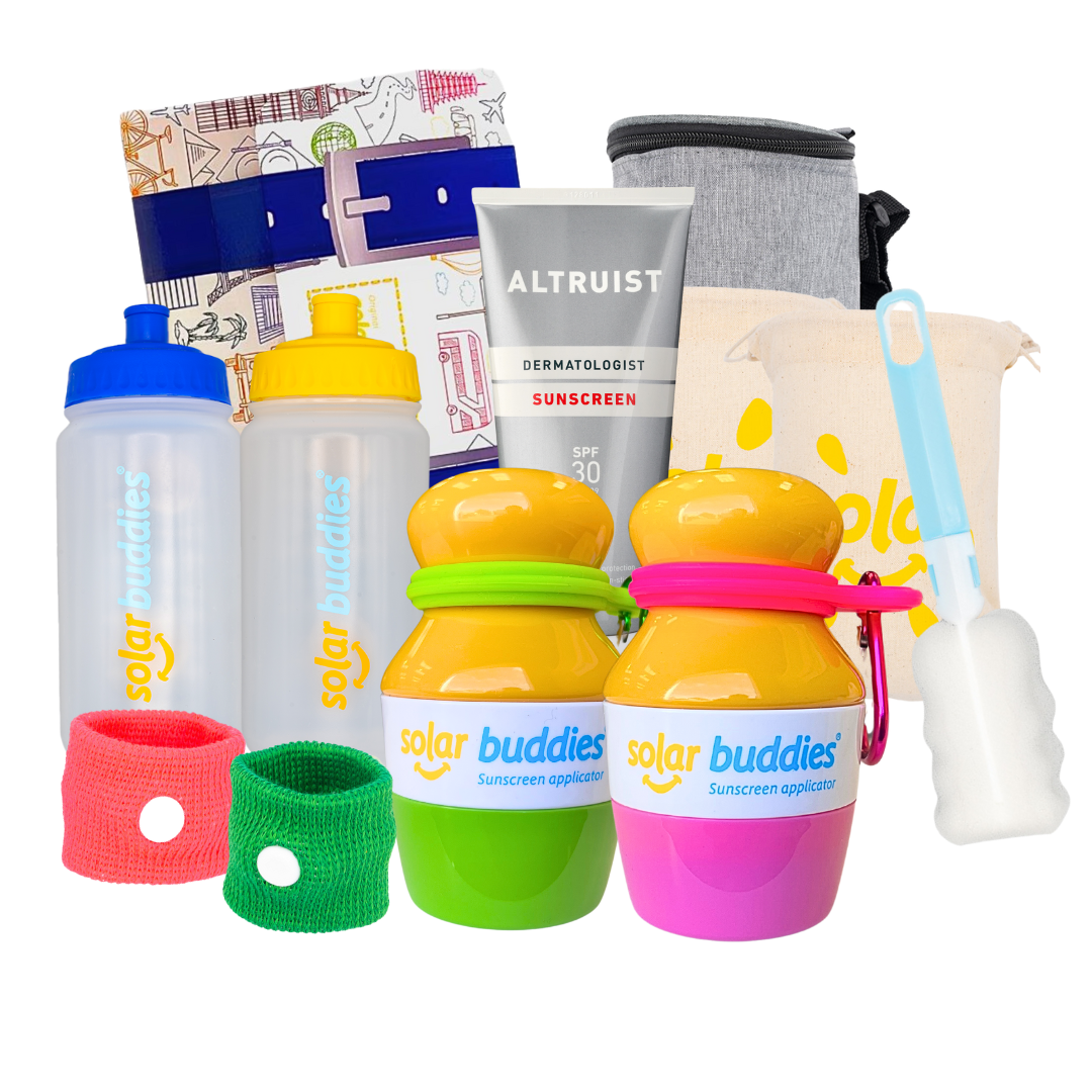 Solar Buddies Duo Holiday Bundle – Family Travel Sun Safety Kit