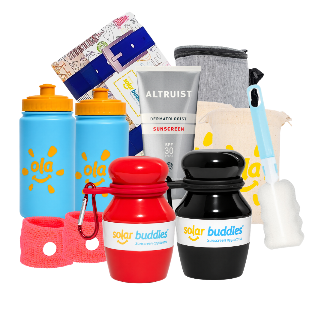 Solar Buddies Duo Holiday Bundle – Family Travel Sun Safety Kit