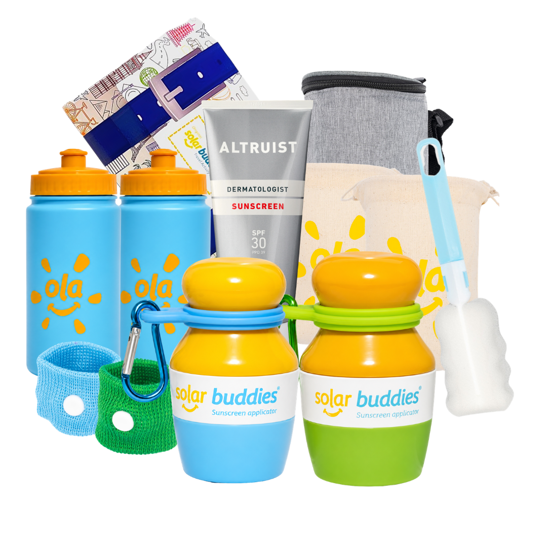 Solar Buddies Duo Holiday Bundle – Family Travel Sun Safety Kit