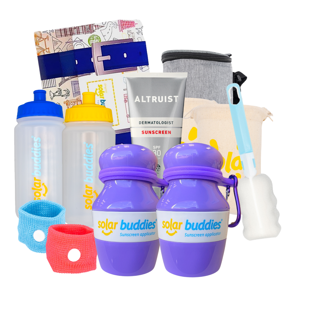 Solar Buddies Duo Holiday Bundle – Family Travel Sun Safety Kit