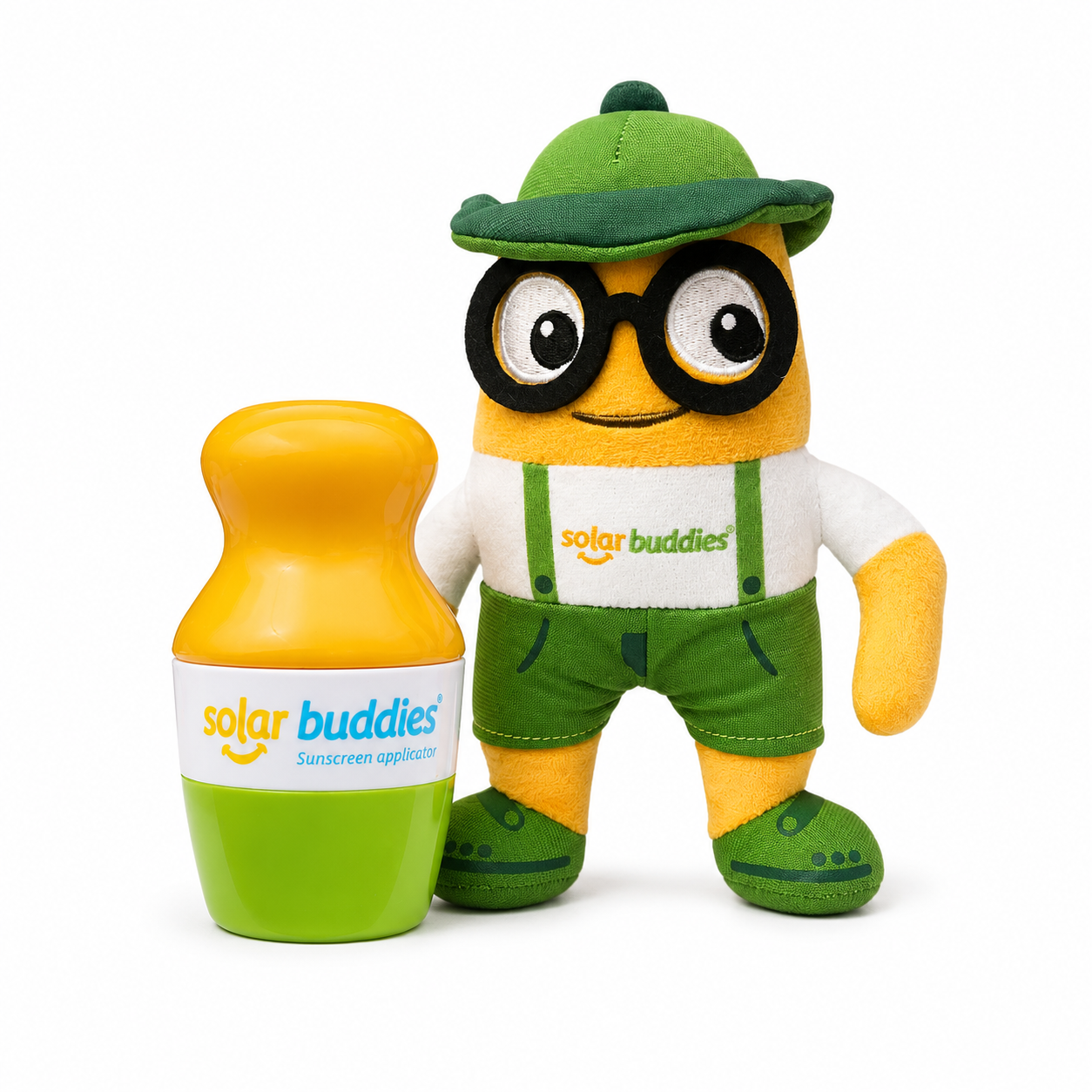 Solar Buddies Character Bundle – Plush Toy & Refillable Sunscreen Applicator